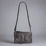 MET Leather Crossbody Bag with Dual Front Zipper Pockets EX-STOCK Canada 