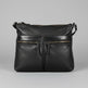 Borsa a tracolla in pelle MET con doppie tasche con cerniera 