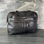 MET Leather Handbag with Dual Handles and Front Zipper Pockets EX-STOCK Canada 