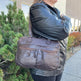 MET Leather Handbag with Dual Handles and Front Zipper Pockets EX-STOCK Canada 