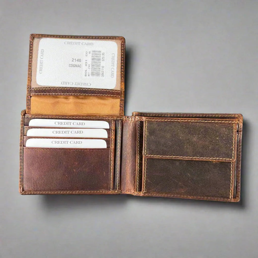 MET Men's Leather Wallet with Coin Pocket EX-STOCK Canada 