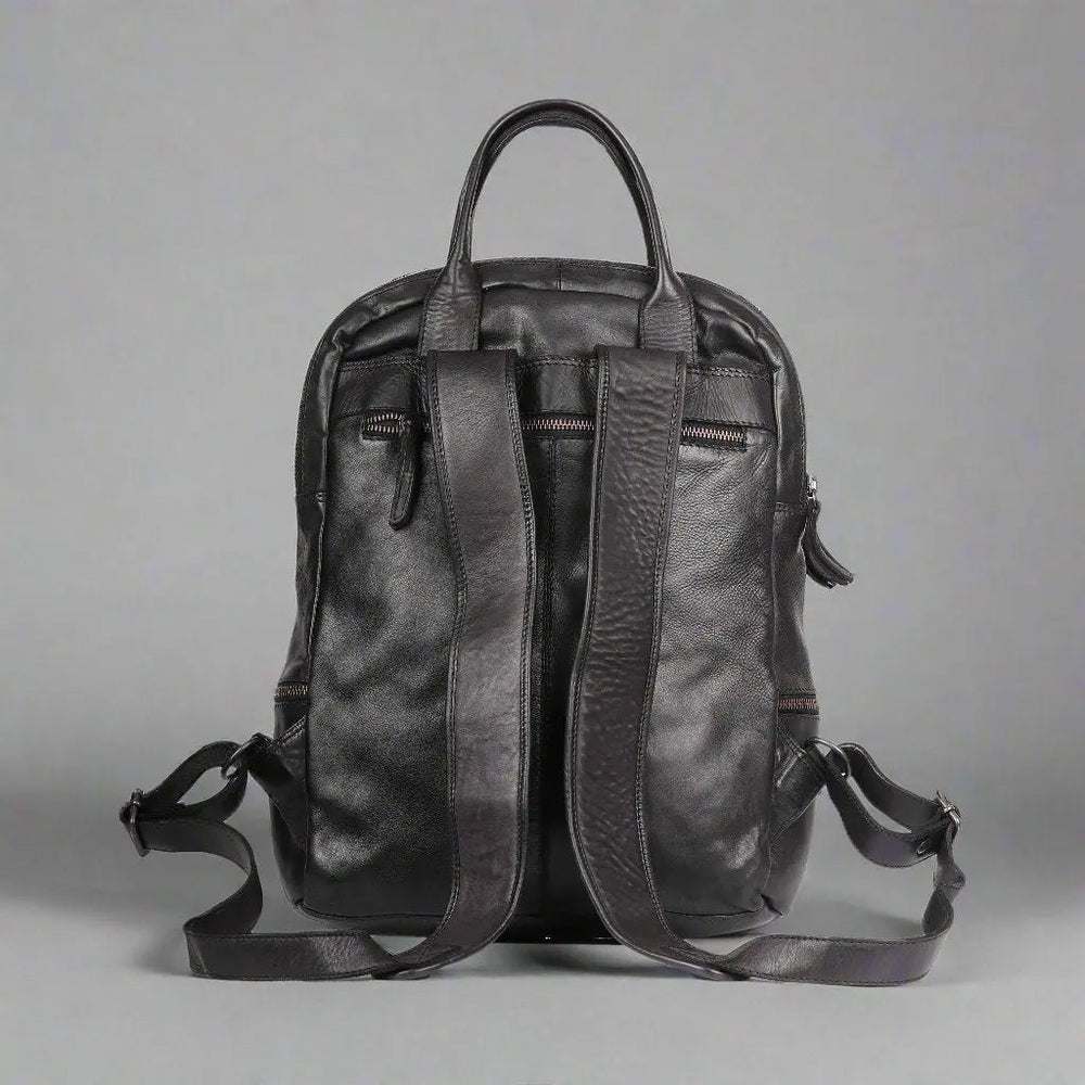 MET Multi-Pocket Leather Backpack with Dual Carry Handles EX-STOCK Canada 