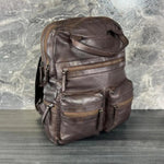 MET Multi-Pocket Leather Backpack with Dual Carry Handles EX-STOCK Canada 