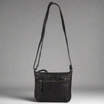 Bolso de cuiro MET V Stitch Crossbody 