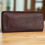 MET Women's Two Tone Leather Clutch Wallet EX-STOCK Canada 
