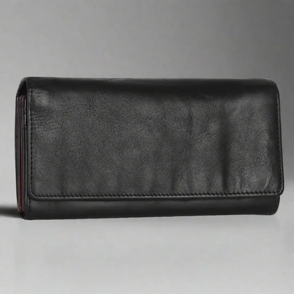 MET Women's Two Tone Leather Clutch Wallet EX-STOCK Canada 