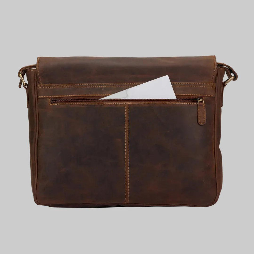 Greenwood Leder Laptoptasche 