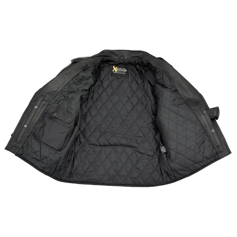 X Element Men's Leather Motorcycle Jacket EX-STOCK Canada 