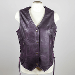 Open Road Women's Lace Side Leather Vest 