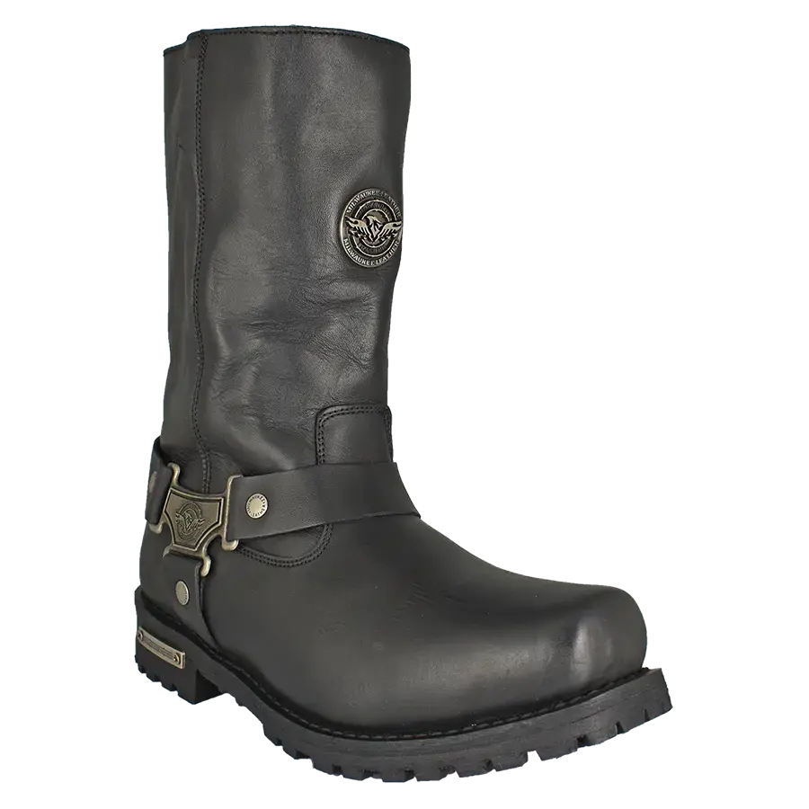 Milwaukee Leather Men's Wide 11" Harness Motorcycle Boots EX-STOCK Canada 