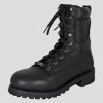 Open Road Men's 8" Quilted Motorcycle Boots 