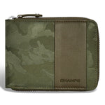 Camo / Leather Zip Around Wallet EX-STOCK Canada 