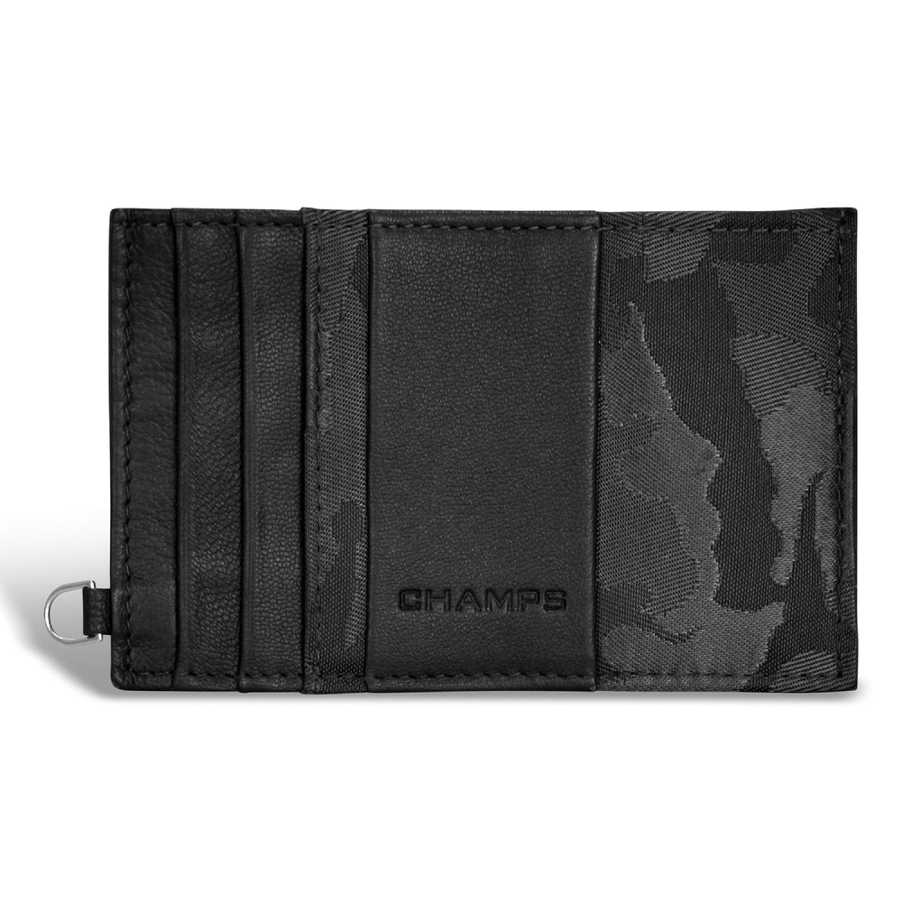 Camo / Leather Slim Cardholder EX-STOCK Canada 