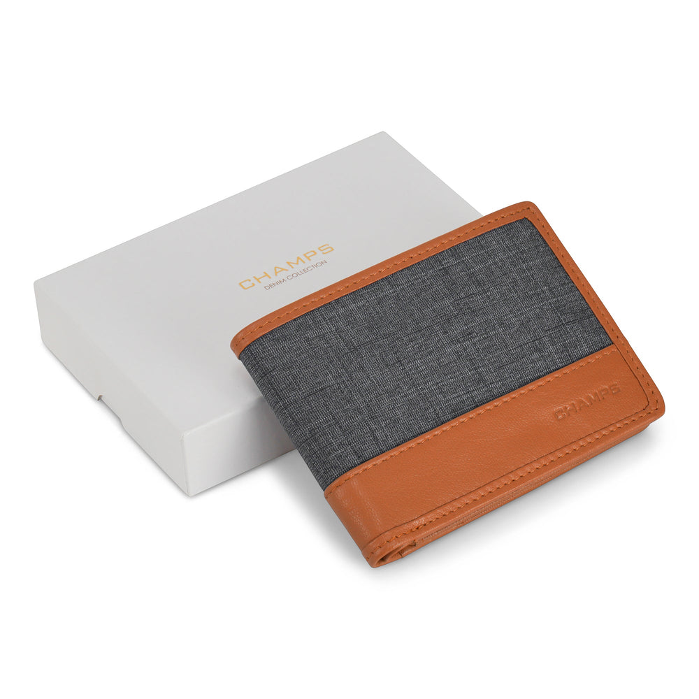 Denim / Leather Center Wing Wallet EX-STOCK Canada 