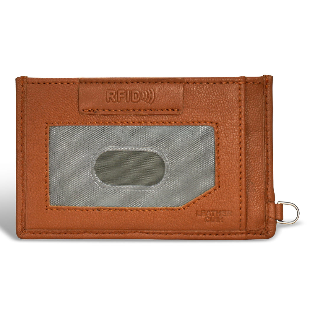 Denim / Leather Slim Cardholder EX-STOCK Canada 