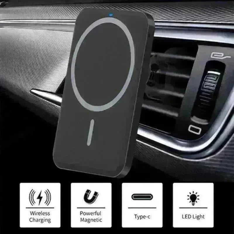 Magnetic Wireless Car Vent Phone Holder + Fast Charger - EX-STOCK CANADA