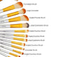 Makeup Brush Full Set Of Soft Hair Quality Foundation Fiber Wool Brushes - EX-STOCK Canada