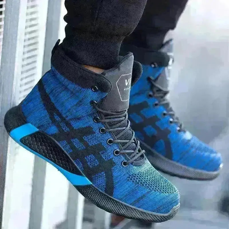 Men's Anti Smash Anti Puncture Work Warm Thickened Lace-up Safety Shoes - EX-STOCK CANADA