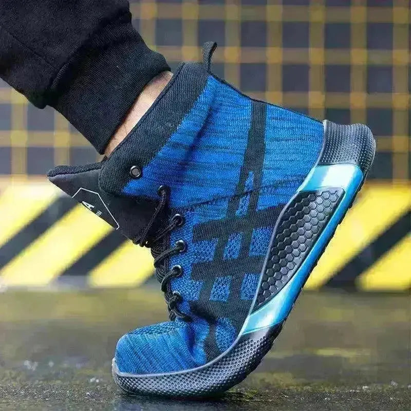 Men's Anti Smash Anti Puncture Work Warm Thickened Lace-up Safety Shoes - EX-STOCK CANADA
