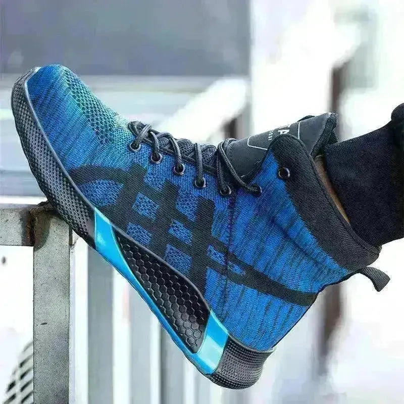 Men's Anti Smash Anti Puncture Work Warm Thickened Lace-up Safety Shoes - EX-STOCK CANADA