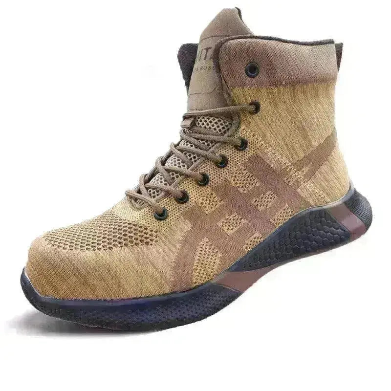 Men's Anti Smash Anti Puncture Work Warm Thickened Lace-up Safety Shoes - EX-STOCK CANADA