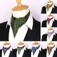 Men's Elegant Silk Scarf Floral Collar Mouth Napkin - EX-STOCK CANADA
