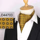 Men's Elegant Silk Scarf Floral Collar Mouth Napkin - EX-STOCK CANADA