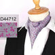 Men's Elegant Silk Scarf Floral Collar Mouth Napkin - EX-STOCK CANADA
