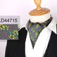 Men's Elegant Silk Scarf Floral Collar Mouth Napkin - EX-STOCK CANADA