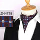 Men's Elegant Silk Scarf Floral Collar Mouth Napkin - EX-STOCK CANADA