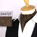 Men's Elegant Silk Scarf Floral Collar Mouth Napkin - EX-STOCK CANADA