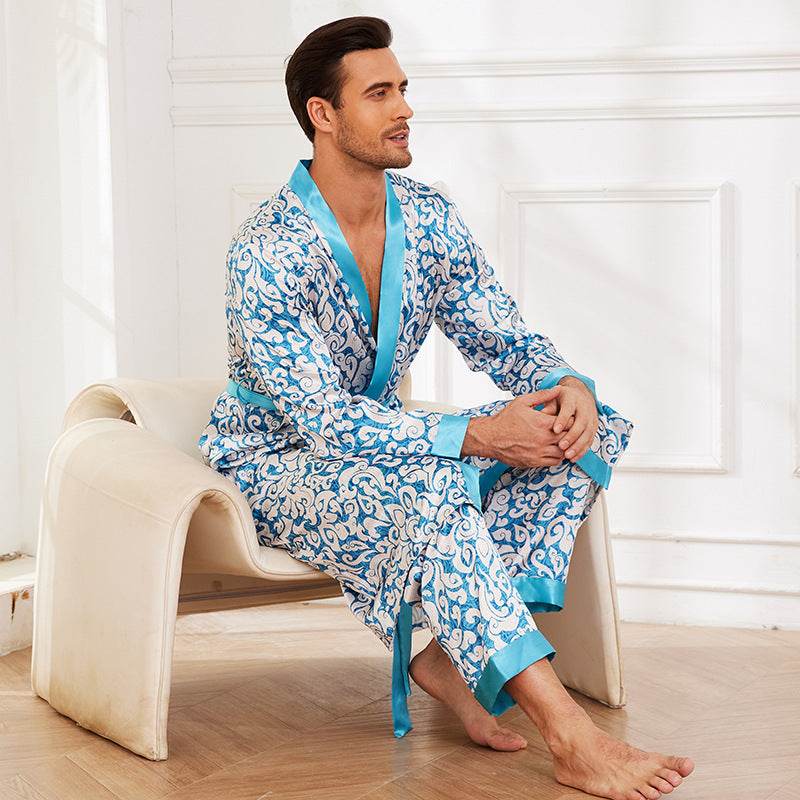 Men's Fall Thin Long Sleeve Pajamas  EX-STOCK CANADA