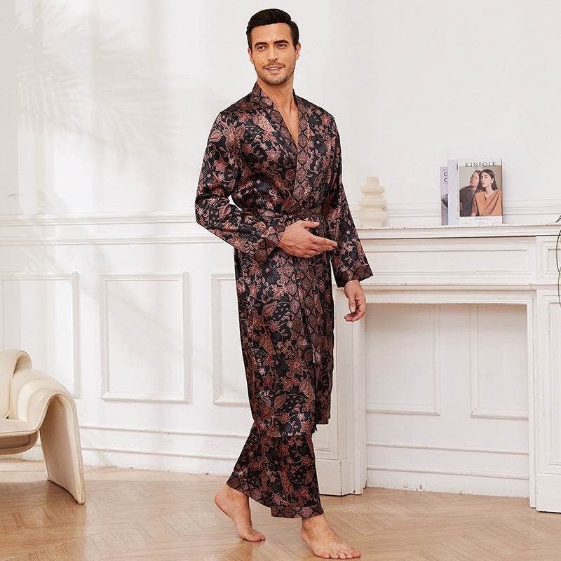 Men's Fall Thin Long Sleeve Pajamas  EX-STOCK CANADA
