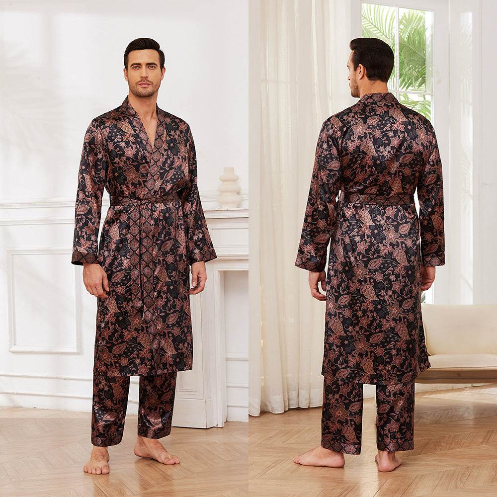 Men's Fall Thin Long Sleeve Pajamas  EX-STOCK CANADA