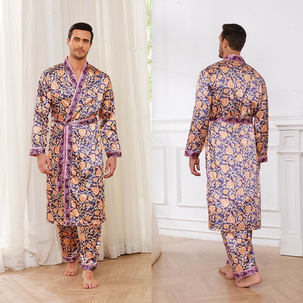 Men's Fall Thin Long Sleeve Pajamas  EX-STOCK CANADA