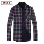 Men's Fashion Leisure Warm Plaid Shirt Coat - EX-STOCK Canada