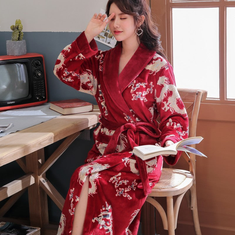 Men's Flannel Nightgown Pajamas Couple Winter  EX-STOCK CANADA