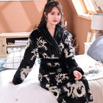 Men's Flannel Nightgown Pajamas Couple Winter  EX-STOCK CANADA