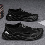 Men's Non-slip Wear-resistant Mesh Surface Hollowed Wading Sandals  EX-STOCK CANADA