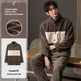 Men's Pajamas Plus Size Long Sleeve Warm Loungewear Suit  EX-STOCK CANADA