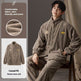 Men's Pajamas Plus Size Long Sleeve Warm Loungewear Suit  EX-STOCK CANADA