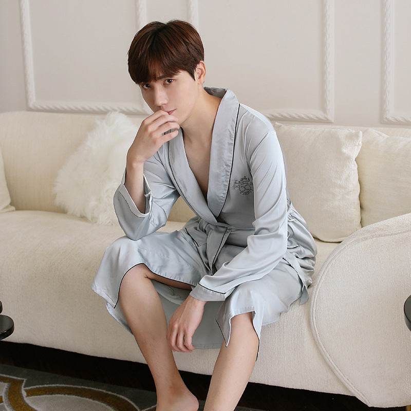 Men's Pajamas Two-Piece Embroidery  EX-STOCK CANADA