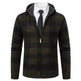 Men's Plaid Thickened Sweater Coat - EX-STOCK Canada