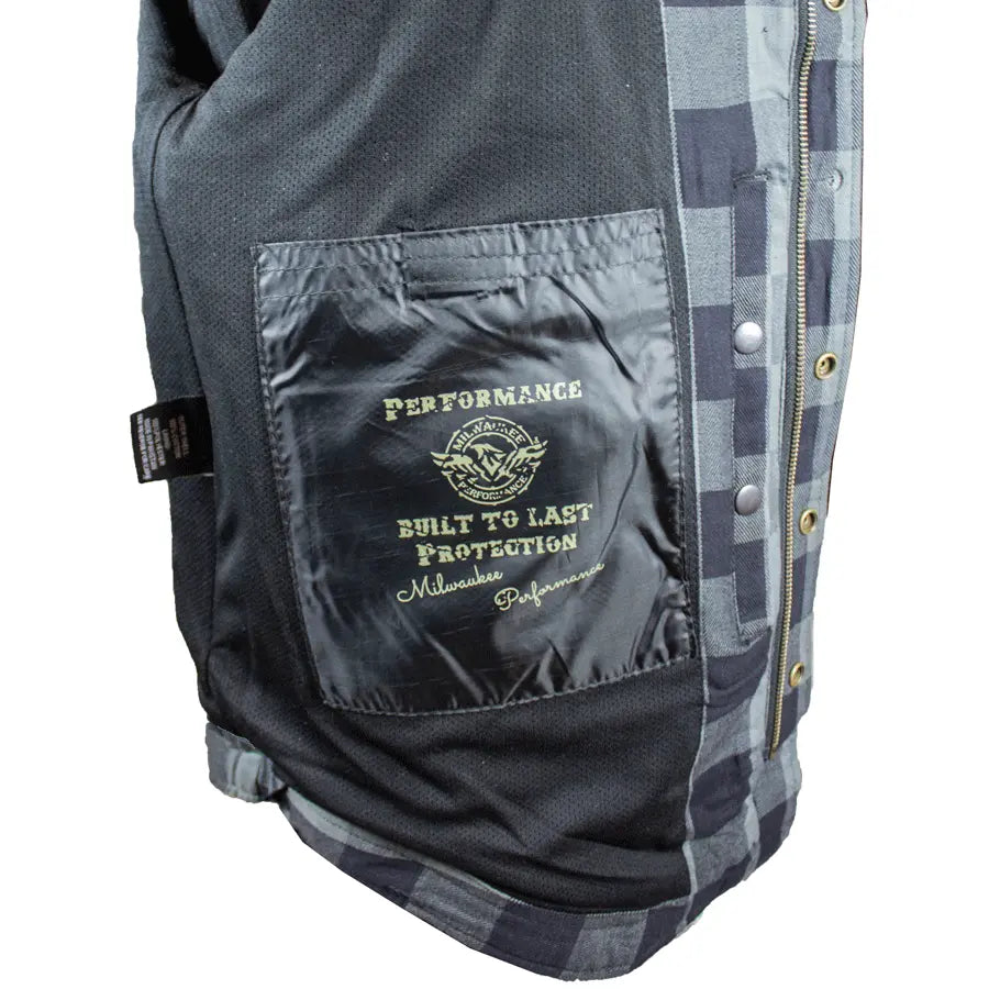 Chemise d'équitation à carreaux renforcée pour hommesEX-STOCK Canada 