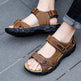 Men's Retro Casual Leather Sandals Outdoor Stylish Beach  EX-STOCK CANADA