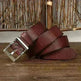 Men's Retro Leather All-match First Layer Cowhide Stainless Steel Buckle Belt - EX-STOCK CANADA