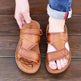 Men's Sandals Beach Shoes Top Layer Cattlehide Leather Fashion  EX-STOCK CANADA