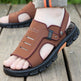 Men's Sandals Summer Slippers Dual-use Non-slip Wear-resistant Soft Bottom Beach Shoes  EX-STOCK CANADA