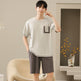 Men's Soft Short Sleeve 2 Casual Plus Size Pajamas Suit  EX-STOCK CANADA