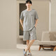 Men's Soft Short Sleeve 2 Casual Plus Size Pajamas Suit  EX-STOCK CANADA
